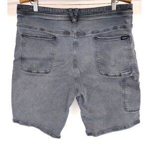 prAna Station Denim Shorts Gray 38 Waist 11 Inseam